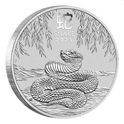 1oz investiční stříbrná mince Lunarní serie 3 Rok Hada 2025