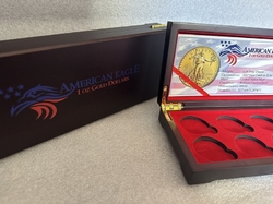 Etue American Eagle Gold Dollars  - pro zlaté mince 10x 1oz s kartou