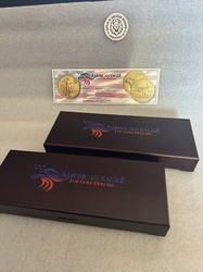 Etue American Eagle Gold Dollars  - pro zlaté mince 10x 1oz s kartou