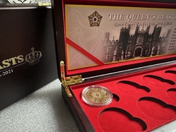 Etue The Queen´s Beasts - pro zlaté mince 10x 1oz s kartou - kopie
