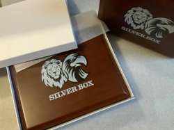 Krabička Etue Český lev & Slovenský orel pro stříbrné mince  1oz a 2oz