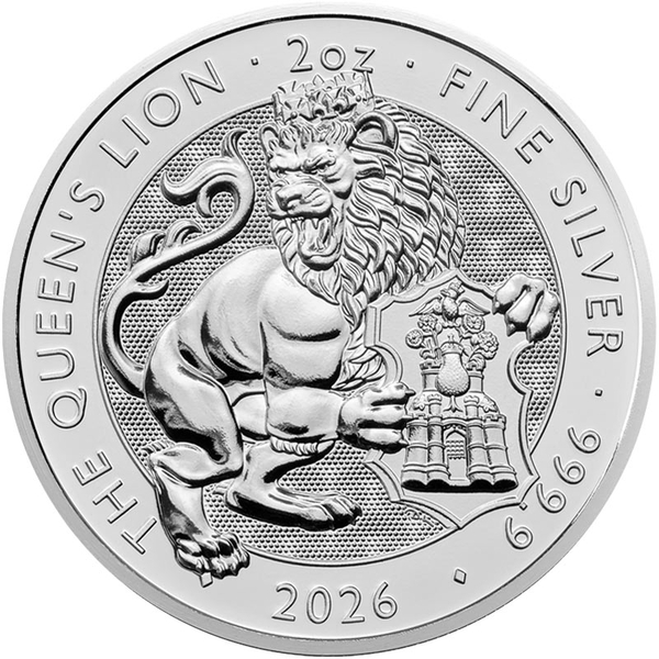 Stříbrná mince 2 Oz The Tudor Beasts The Queen’s Lion 2026