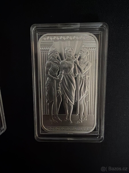 3x 1oz stříbrný investiční slitek The Royal Mint - The Great Engravers Collection