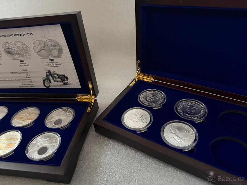 Univerzální etue pro stříbrné mince 10x 1oz 45mm 