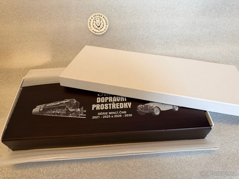 Etue Slavné dopravní prostředky pro obě serie 2021 - 2030