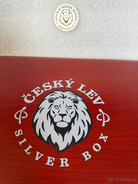 Velká etue pro stříbrné mince Český lev 